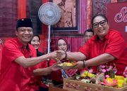 HUT Megawati Soekarnoputri ke 79 Tahun. Kader Banteng Gunungkidul Gelar Doa Dan Potong Tumpeng