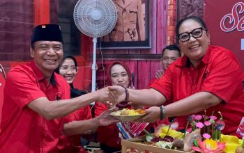 HUT Megawati Soekarnoputri ke 79 Tahun. Kader Banteng Gunungkidul Gelar Doa Dan Potong Tumpeng