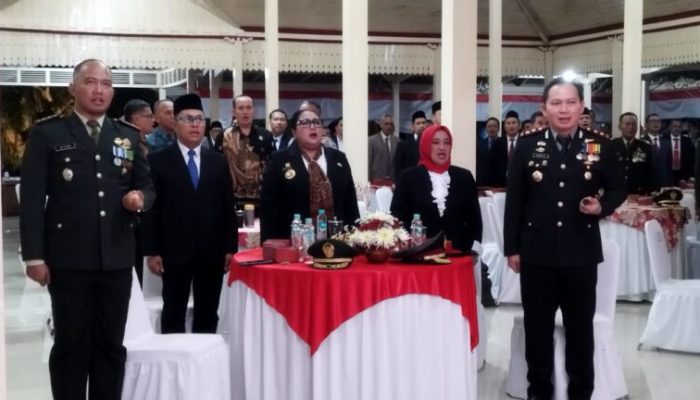 Malam Tirakatan HUT ke-81 RI, Bupati Ajak Warga Gunungkidul Perkuat Gotong Royong dan Pengabdian