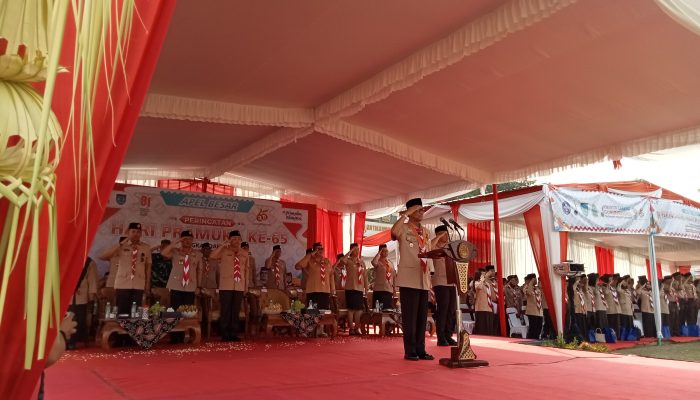 Sri Sultan Pimpin Apel Hari Pramuka ke-65 DIY di Gunungkidul