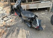 Motor Vario Masuk Parit di Jalur Jogja-Wonosari, Pengendara Alami Patah Tulang