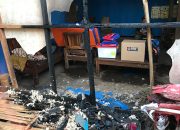 Kamar Tidur Rumah Warga di Saptosari Hangus Terbakar
